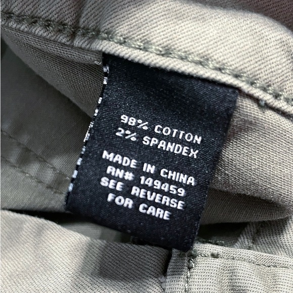 Ashley Mason Cargo Pants Crop Mid-Rise Women’s 13/31 Green Skinny - Picture 9 of 9